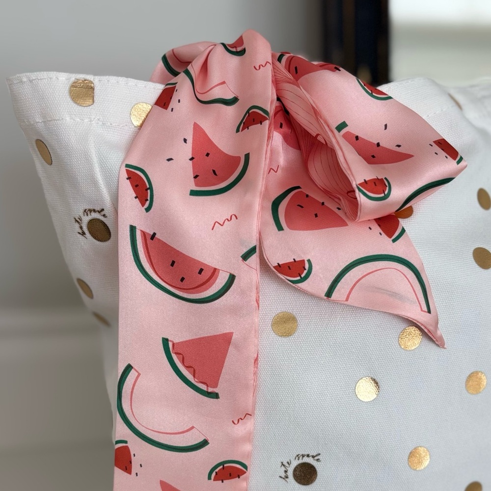 Fruit Ribbon Scarf - Lemon, Cherry, or Watermelon - Picture 6 of 11